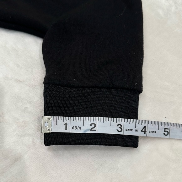 Authentic Unisex Armani Exchange Black and Gold Zip Up Sweater with Logo - Picture 11 of 16